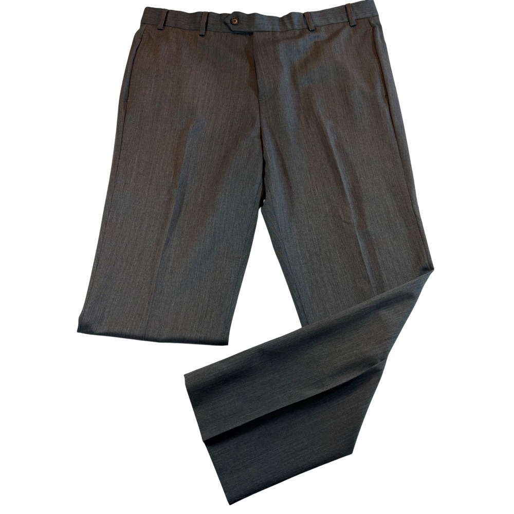 Brooks Brothers Dress Pants Madison Fit 100% Wool‎ Charcoal Gray W40 L30